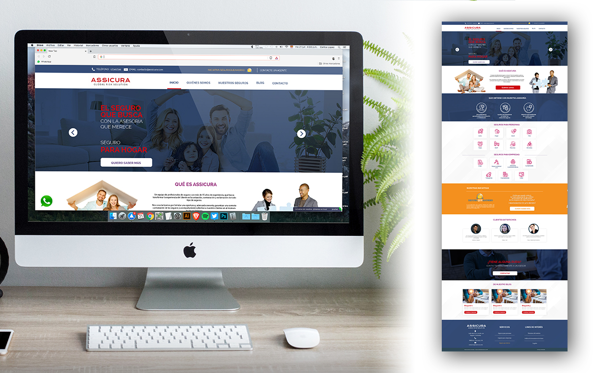 Cliente assicura diseño ux iu ivan garay