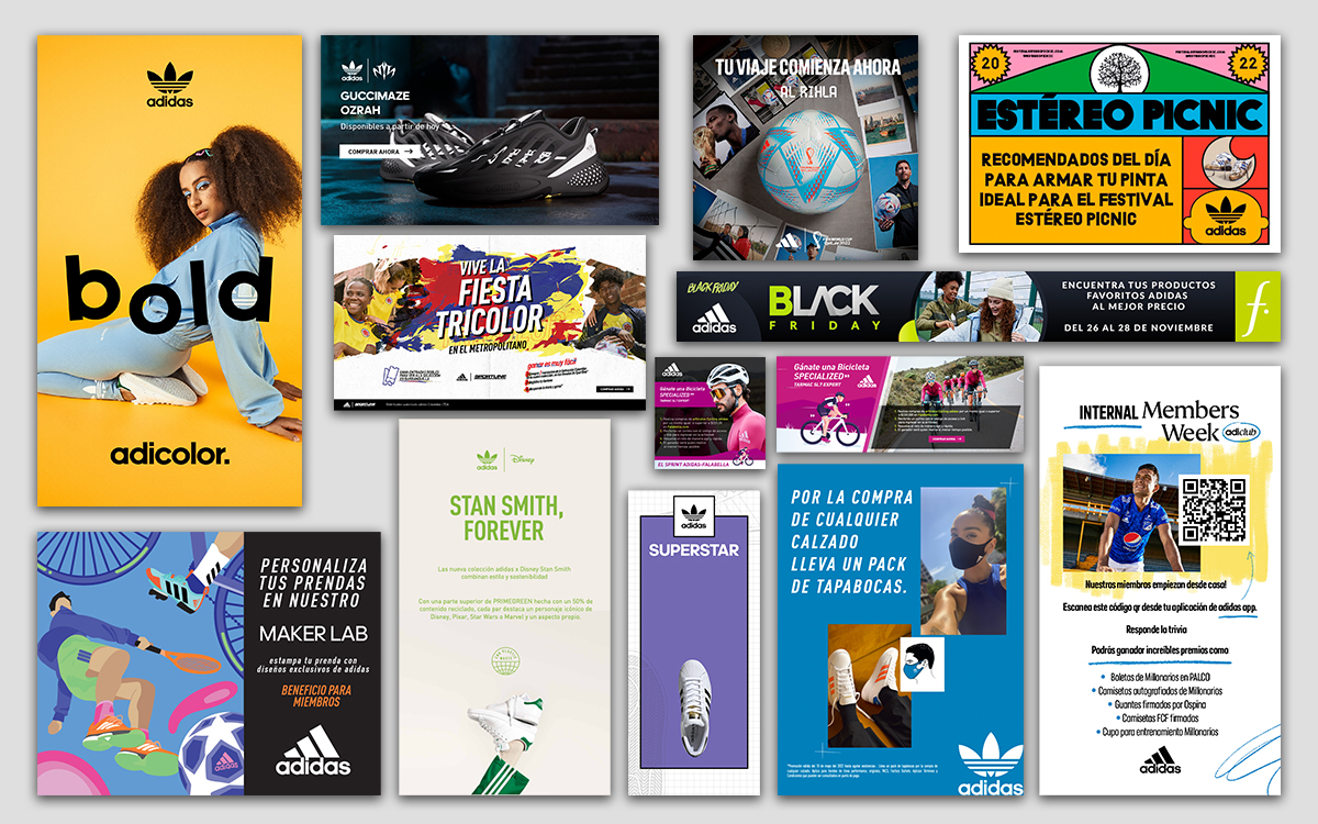 cliente diseño y creatividad adidas ivan garay